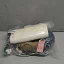 OYEARS 19" Boho Lamp for Bedroom, Bedside for Nightstands, Table Lamp for Living Room,Suitable for Small Space,Coastal Farmhouse, End Table, Rattan Nautical Beach Style, Blue,1 Pack