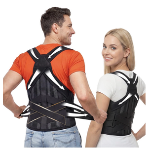 Posture Corrector for Women & Men, Back Brace Advanced Full Back Support for Upper & Lower Back Pain Relief, Spine, Neck, and Hump, XStyle MedicalGrade Lumbar Support System with Adjustable Shoulder Straightener and Breathable Design for Long Sitting