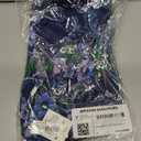 3 x Amazon Essentials Women's High Waist Swim Bottom (Available in Plus Size) (Medium, Deep Blue Paisley)