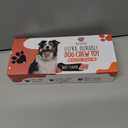 Indestructible Realistic Tough Dog Chew Toy  Natural Rubber Beef Flavor  Bone for Aggressive Chewers Long-Lasting, Teeth Cleaning, Safe & Non-Toxic (Large)