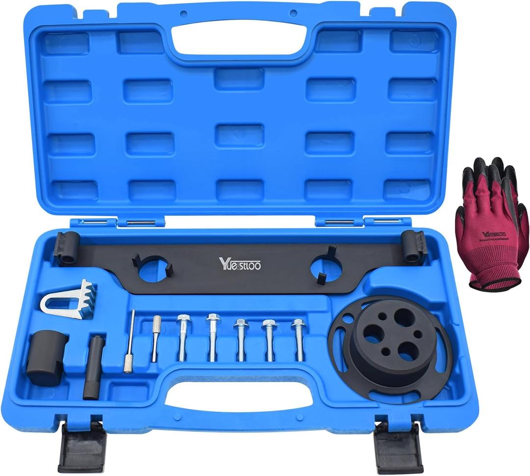 Camshaft Actuator Locking Timing Tool Kit, Compatible with GM Ecotec Buick Chevrolet GMC Ecotec 2.0 2.4 Engine, Replace EN48953, Cam Phaser Retainer Water Pump Sprocket Retainer Holding Tool
