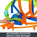 Hot Wheels Action Epic Crash Dash Track Playset & 1:64 Scale Toy Car, Medium
