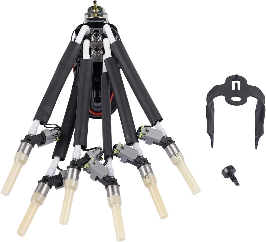 GELUOXI FJ503 Spider Fuel Injector 4.3L V6 Compatible with 1996-2002 Chevy Express Silverado 1500 Astro Blazer GMC Sierra Savana 1500 Sonoma FJ10565 4G1887 19210688 12568332