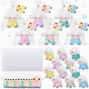 Motionchic 12 Set Easter Dinosaurs Stuffed Animal Plush Toys Bulk for Kids 4.7'' Mini Stuffed Animal Small Plush Fluffy Toys with Card for Easter Egg Hunt Favor Basket Filler Hunt Game Supply