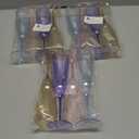 WDF 12PCS Colorful Plastic Champagne Flutes - 6 OZ Colorful Disposable Champagne Flutes - Perfect for Wedding Parties Birthday Valentines Day