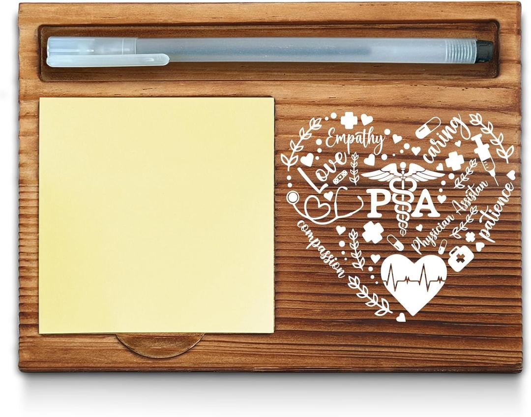 PA Gifts for Women, Men, Physician Assistant Sticky Notes Holder, Physician Assistant Office Desk Decor, Physician Assistant PA Nurse Graduation Week Gifts Self-Stick Note Pad Holders WPP50