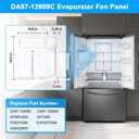 Upgraded DA97-12609C DA97-12609A RF260BEAESR RF263BEAESR RF261BEAESR RF263TEAESG RF265BEAESR Refrigerator Evaporator Fan Motor Cover Compatible with Samsung Refrigerator Evaporator Cover