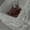 8 Pack Plastic Storage Latch Bins, 4 Quart Clear Plastic Handle Box with Lids and Handle, Multi-Purpose