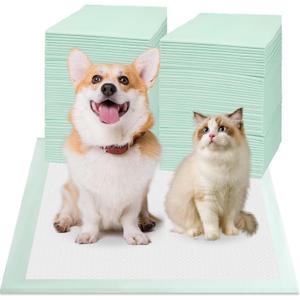 80PCS Pet Training and Puppy Pads - 24"x24" Disposable Waterproof Puppy Pee Pads - Maximum Absorption and Protection