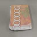 NECSOLE Fall Thanksgiving Shower Curtain for Bathroom Waterproof Polyester Fabric Pink Autumn Pumpkin Flowers Leaves Shower Curtain Set Home Bathtub Decoration with Hooks, 72x72in