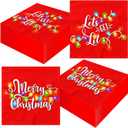 2 x Lets Get Lit Christmas Party Decorations Napkins, 40Pcs Lets Get Lit Napkins Disposable Merry and Bright Lets Get Lit Cocktail Napkins for Friendsmas Christmas Party Decorations