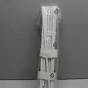 1" Cordless Mini Blinds, White Vinyl Light Filtering Blinds, 20" W x 48" H, Ideal for Indoor Windows, Office, Kitchen, Bathroom & Living Room