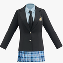 MelangCos Mia Cosplay Costume School Uniform Women's Blazer Shirt Pleated Skirt Halloween Princess Diaries Outfit Size XL