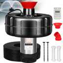 Pond Fountain Aerator with Timer 1HP 750W Floating Fountain Pump Stainless Steel Housing &100FT Power Cord, 15000 GPH, Rustproof & Weather-Resistant, Dual-Use Aeration & Irrigation for Ponds & Lakes