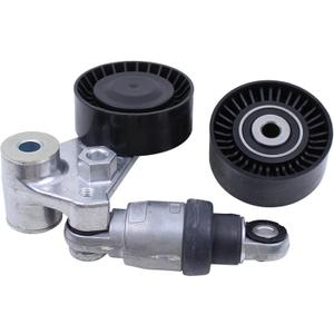 MOTOKU Accessory Drive Belt Tensioner and Pulley Assembly with Idle Pulley Kit for Hyundai Veracruz Sonata Palisade Azera for Kia Telluride Sorento Sedona K900 Cadenza Borrego Amanti