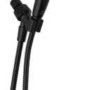 Delta Faucet ProClean Matte Black Shower Head with Handheld, Showerhead with High Pressure Spray, Handheld Shower Head, 6 Spray Settings, Matte Black 75740BL