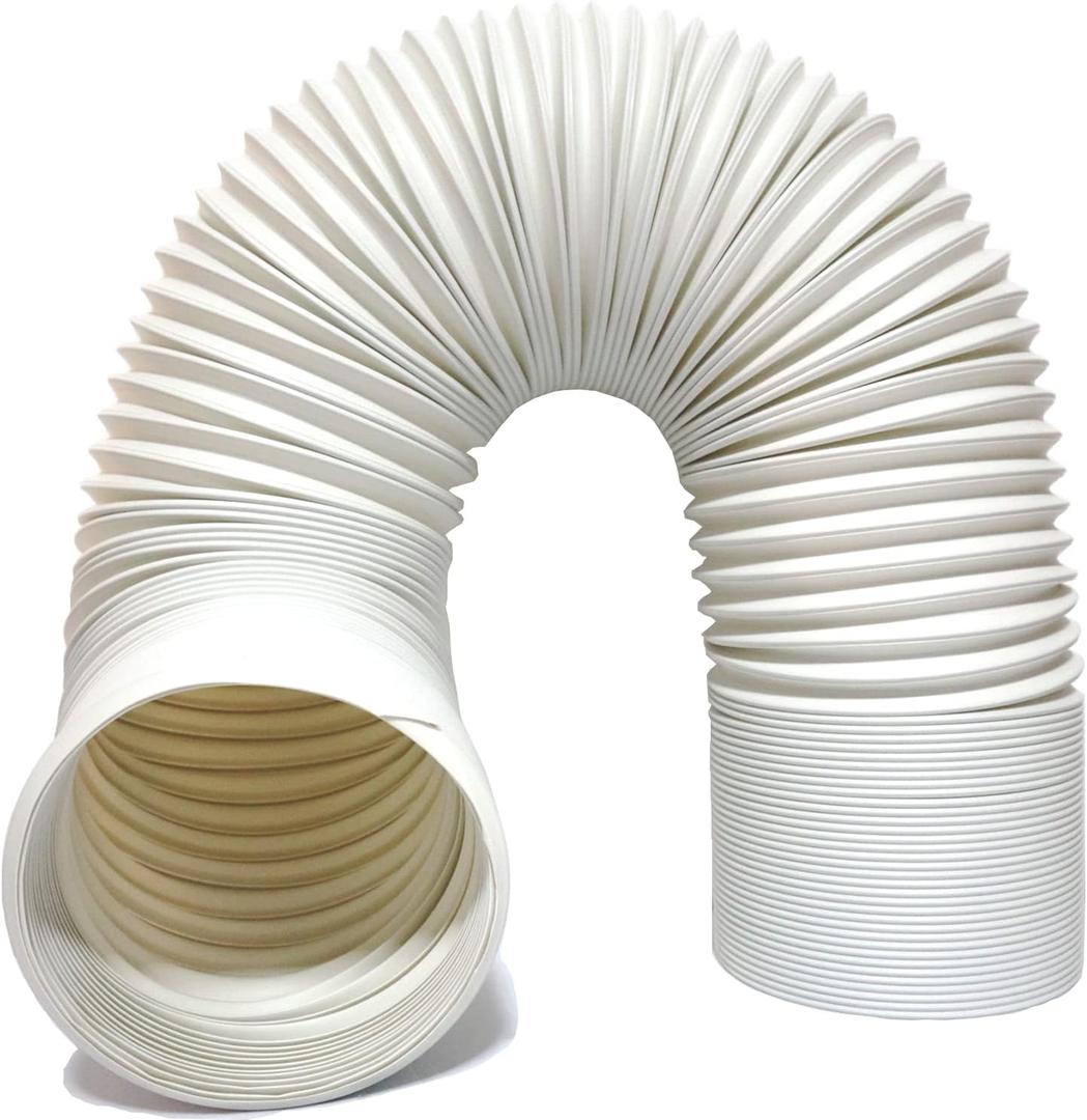 Portable Air Conditioner Hose - 5" Diameter Portable Exhaust Vent for Portable Air Conditioners, Suitable for 5" Exhaust Hose Adaptor, Length up to 59" (5.1"Dia- Exhaust Hose) Portable Air Conditioner Hose - 5" Diameter Portable Exhaust Vent for Portable Air Conditioners, Suitable for 5" Exhaust Hose Adaptor, Length up to 59" (5.1"Dia- Exhaust Hose)