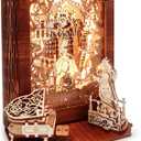 Beauty and The Beast 3D Puzzle Nightlight  LED 3D Puzzle Gifts  3D Wood Puzzles Storybook Nightlight Home Dcor for Kids and Adults