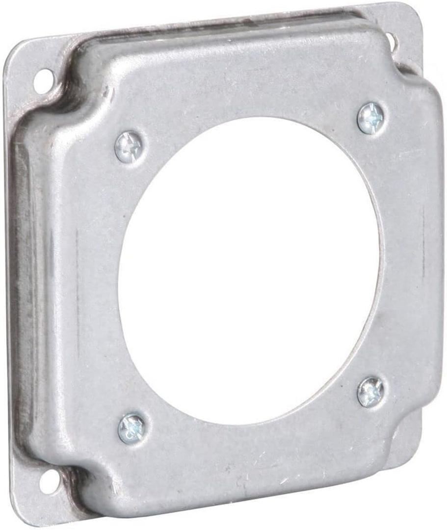 RACO 813C 1-Gang 6.5 Cubic Inch Square Cover, 10-Pack
