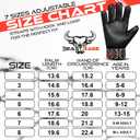 BEAST RAGE Goalkeeper Gloves for Boys Kids Youth Football Keeping Soccer Goalie Gloves with Strong Grip for Ball Receiver,Wrist Support 4MM Latex Palm (Size 3 - fit for 5 to 6 Years Old, Orange)