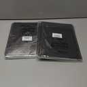 2 x 4 Pack College Ruled Notebook, Soft Black Cover Spiral Notebook, Memo Notepad Sketchbook, Students Office Business Diary Spiral Book Journal, 50 Pages, 25 Sheets, 10 x 7.5 Inch