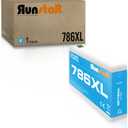 Run Star 1 Pack 786XL T786XL Cyan Remanufactured Ink Cartridge Replacement for Epson 786XL T786XL use for Epson Workforce Pro WF-4630 WF-5620 WF-5110 WF-4640 WF-5690 WF-5190 Printer (1 Cyan)