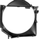 A-Premium Engine Radiator Cooling Fan Shroud Compatible with BMW 323i 328i 1999-2000, 325i 330i 2001-2005, 323Ci, 325Ci, 325xi, 328Ci, 330Ci, 330xi, E46 Series, 2.5L 2.8L 3.0L, Replace # 17111436259