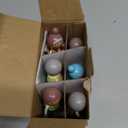 Giant bean Wooden Family Dolls Set of 7 for Dollhouse, Dollhouse People Miniature Dollhouse Accessories Toy for Boys Girls Kids Pretend Play 3 Years up