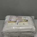 Pinch Pleated Curtains 102 Inches Long for Living Room Track System Semi Sheer Drapes Light Filtering Pinch Pleat Linen Curtains Neutral Birch Cream Beige Ivory Pleated Window Drapes with Hooks Clips (Natural)