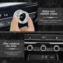 TOMALL Bling AC Air Conditioning Knob Button Cover Compatible with Honda Accord 2024 2025 for CRV HRV Civic Centre Console Air Conditioner Switch AC Climate Knob Cap Bling Interior Accessories for Car