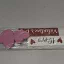 Valentines Table Decor, Happy Valentines Day Decorations for Home Office Indoor, Neutral Rustic Farmhouse Wooden Heart Signs for Mantel Shelf Decor, Valentine Centerpieces Decorative Signage