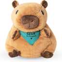 Lilly's Love Weighted Stuffed Animal, 5lb | Sensory Weighted Plush for Kids and Adults | Machine Washable Plushies w/Removable Inner | Calming Weighted Stuffed Animals for Anxiety, Clyde The Capybara