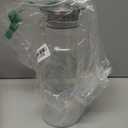 Bivvclaz 2 Liter 68 oz Glass Pitcher with Lid and Handle, Glass Carafe for Hot/Cold Water, Large Iced Tea Pitcher for Coffee, Juice and Homemade Beverage (Clear)