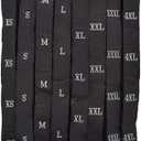 Renashed 4000Pcs Woven Polyester Clothes Size Label Shirt Garment Tags Each Size 500Pcs