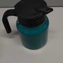 34Oz Thermal Coffee Carafe for Hot/Cold, Stainless Steel Thermos Carafes for Hot Liquids, Dustproof Insulated Hot Water Carafe for Party/Home,Agave Teal