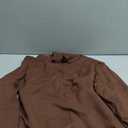 SANGTREE Women's Turtleneck Sweater Long Sleeve Casual Fall Winter Knit Pullover Sweater Top Brown, Large