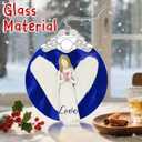 3 x Stained Glass Love Angel Christmas Ornament: Christmas Tree Ornaments & Decor, Holiday Decor  Holiday Presents, Gift Ideas & Gifts for Friends, Coworker, and Family