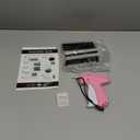 Stitch Gun for Clothing, Stitchy Gun Quick Clothes Fixer, Dress Tagging Gun-Includes 2,000 Black Fasteners & 2,000 White Fasteners & 6 Needles (Rose Red/White)