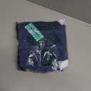 Womens Tankini Swimsuits Ruffled Tank Top Tummy Control Floral Modest Swimwear High Waisted Bikini (Large, Blue/White)