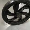 Drive Medical 10257BL-1 4 Wheel Rollator Walker With Seat, Steel Rolling Walker, Height Adjustable, 7.5" Wheels, Removable Back Support, 300 Pound Weight Capacity, Blue