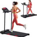 Walking Pad Treadmill with Handle Bar, 3.5HP Compact Electric Walking Pads Treadmills with Handles for Home Apartment Small, 0.6-10MPH Portable Small Treadmill Home, 400LBS Capacity