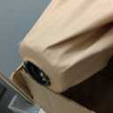 wikiwiki 10ft Solar Led Patio Umbrella, Sturdy Outdoor Market Umbrella for Deck, Pool, Garden w/Tilt, Crank, 32 LED Lights, Tan