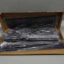 MUAHRCE 5-Tier Small Shoe Rack for Closet and Entryway, Narrow Shoe Shelf Organizer,Stackble Shoe Stand,Non-Woven Fabric Metal Free Standing Shoe Racks (Black, 18" W x 9.9" D x 28.6" H)