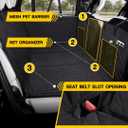 Back Seat Extender for Dogs – Hard Bottom Seat Cover for Dogs, Dog Hammock, Back Seat Pet Cover, Back Seat for Car/SUV/Small Trucks