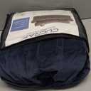 CUCRAF Cushion Sofa Cover 3 Piece Slipcovers, Soft Thick Velvet Couch Cover for Living Room, Washable High Stretch Furniture Protector with 2 Cushion Sofas Slipcover, (Large, Navy Blue)