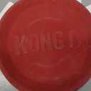 KONG Flyer - Durable Dog Toy for Outdoor Playtime - Natural Rubber Flying Disc, Dog Toy for Fetch - Safer Disc for Healthy Activity - for Small Dogs (Small (Pack of 1))