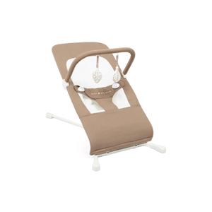 Baby Delight Highland Organic Baby Bouncer | Infant | 0 6 Months | 3-Position Recline | Organic Mocha