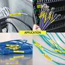 NineLeaf 2 Roll Black on Yellow Heat Shrink Tubes Label Tape Compatible for Brother HSe-621 HSe621 HS621 HS-621 for P-Touch PT1180 PTD200 PT1090 Label Maker - 8.8mm (0.34inch) x 1.5m (4.92ft)