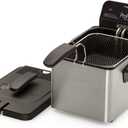 Presto 05461 Stainless Steel Pro Fry Immersion Element Deep Fryer, Silver