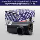 81514-232316A Windshield Washer Pump (Front) w/Grommet - Washer Motor Compatible with Honda, Acura, Subaru - Replaces OEM #: 38512-SA5-013, 38512-SA5-981, 86611-AA010